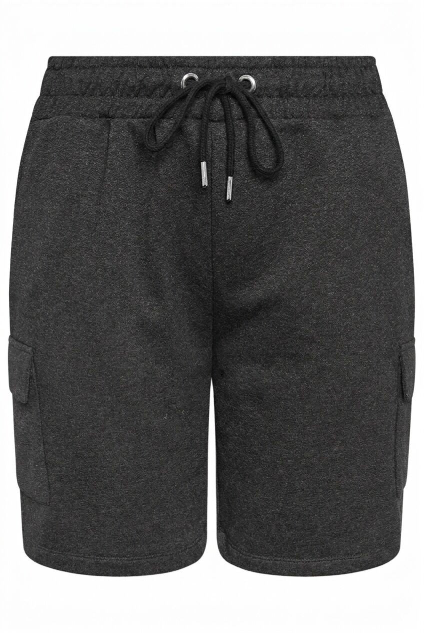 Cepli Beli Büzgülü Bol Kesim Jogger Şort 303196
