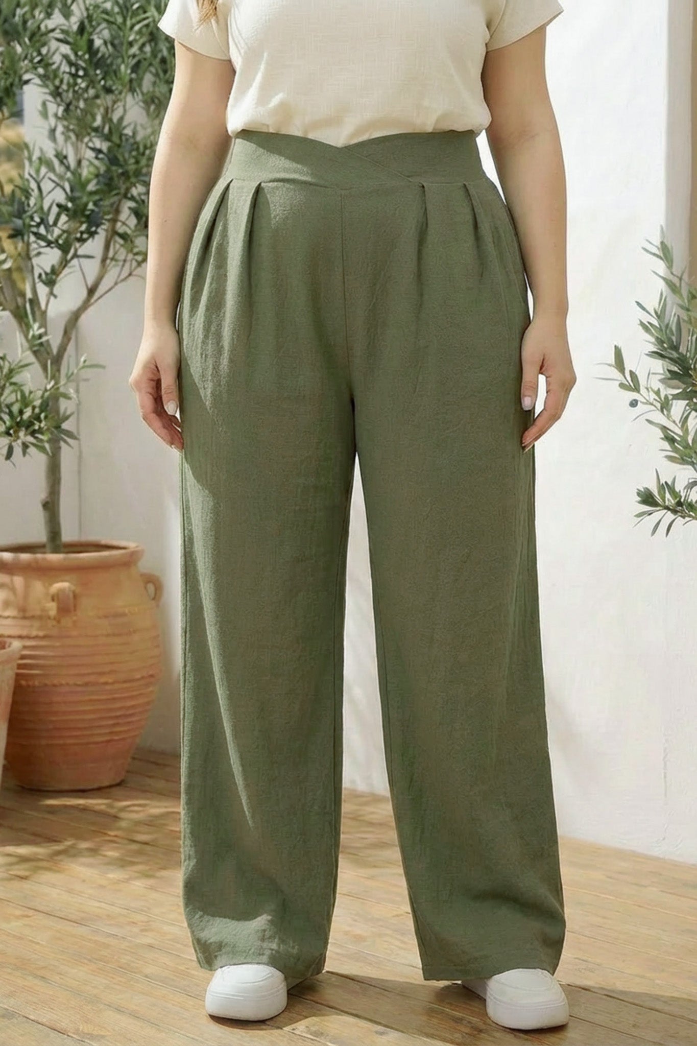 Büyük Beden Esnek Pantolon Model