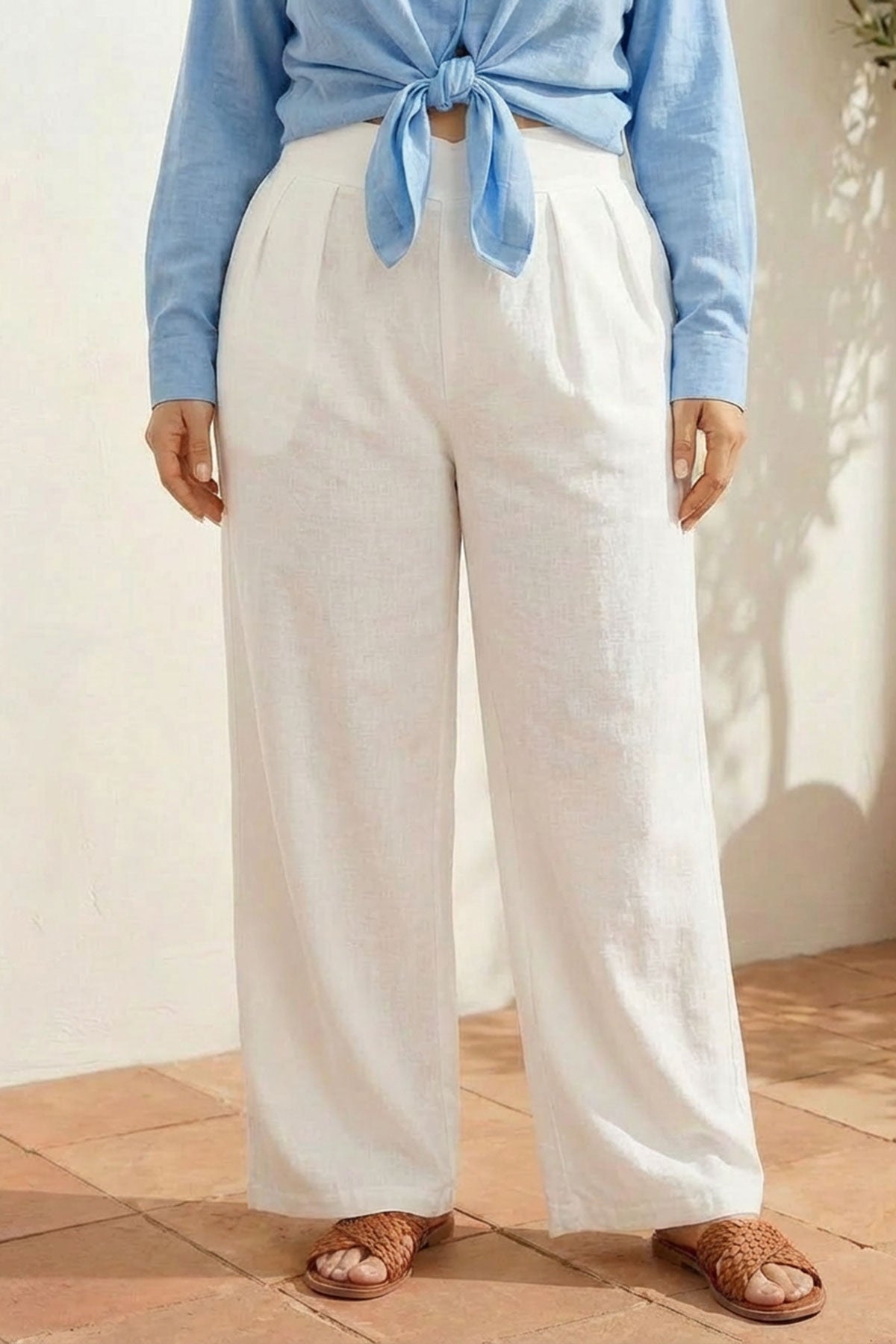 Büyük Beden Şık Pantolon Renk