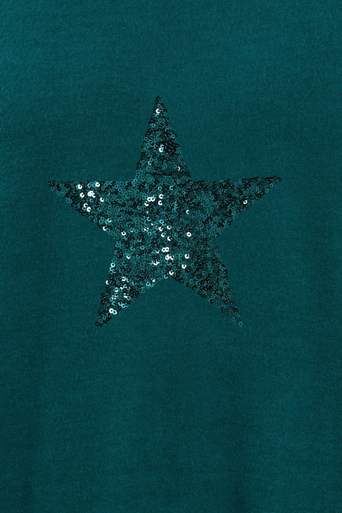 Büyük Beden Bisiklet Yaka Uzun Kollu Payetli Peluş Tunik 285061 Vervegrand