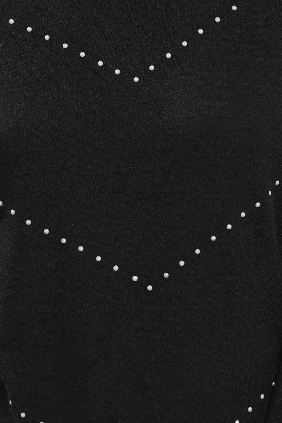 Büyük Beden Bisiklet Yaka Uzun Kollu Taşlı İnce Sweatshirt 356682 Vervegrand