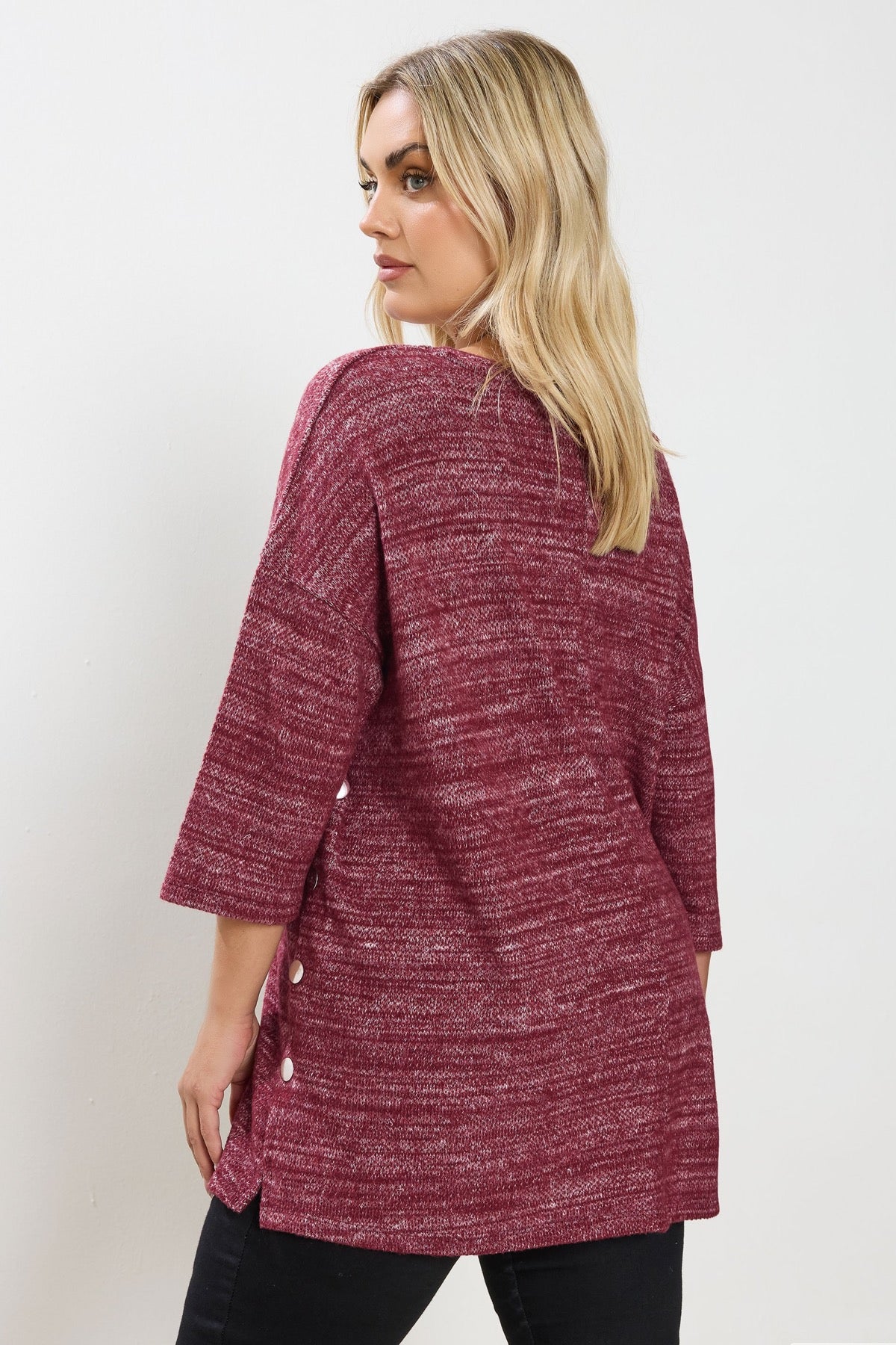Bisiklet Yaka Yarım Kol Düğme Detaylı Sweatshirt 304438 Vervegrand