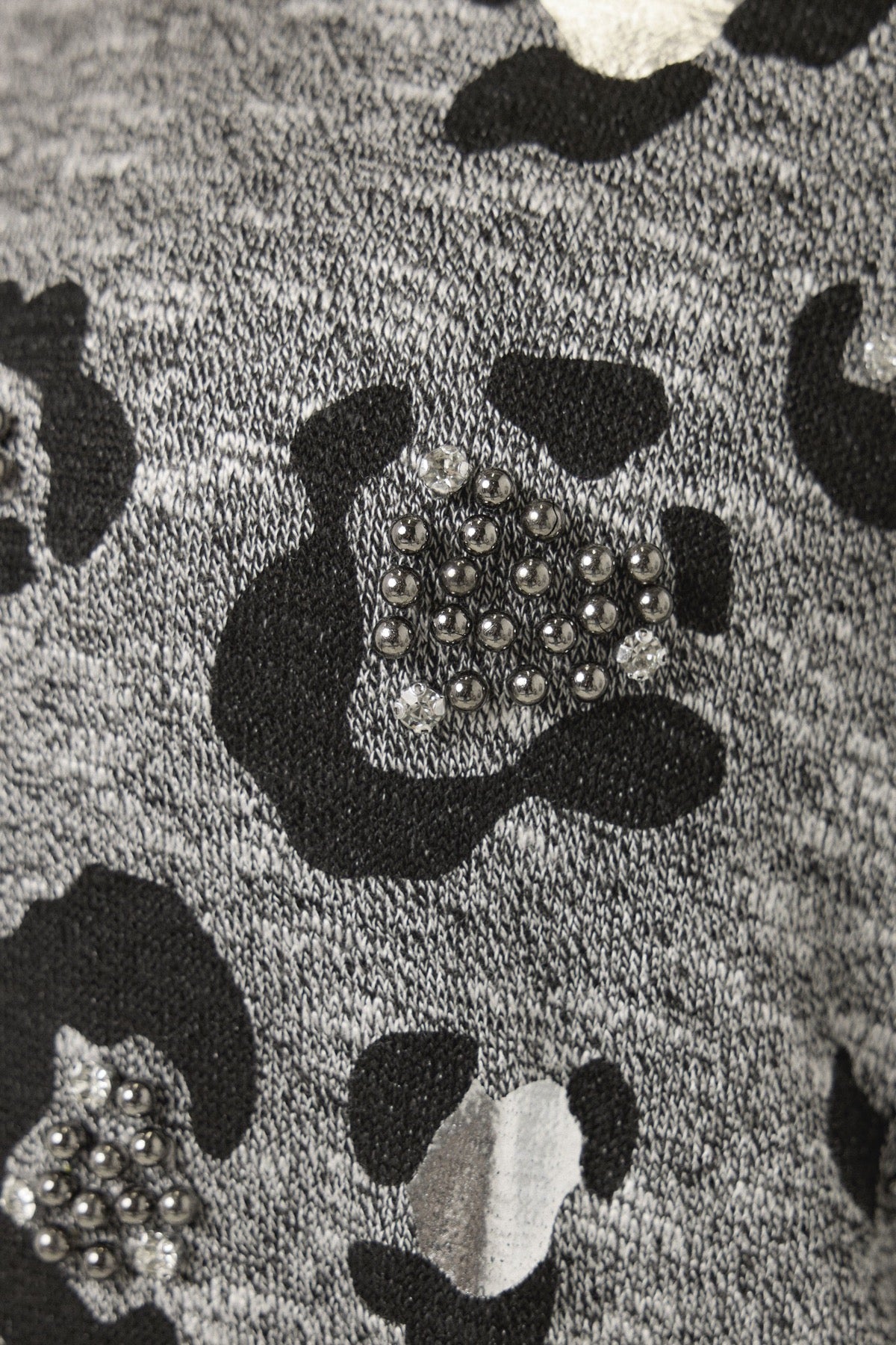 Büyük Beden Bisiklet Yaka Yarım Kol Yanı Yırtmaçlı Boncuklu Tunik 304279 Vervegrand