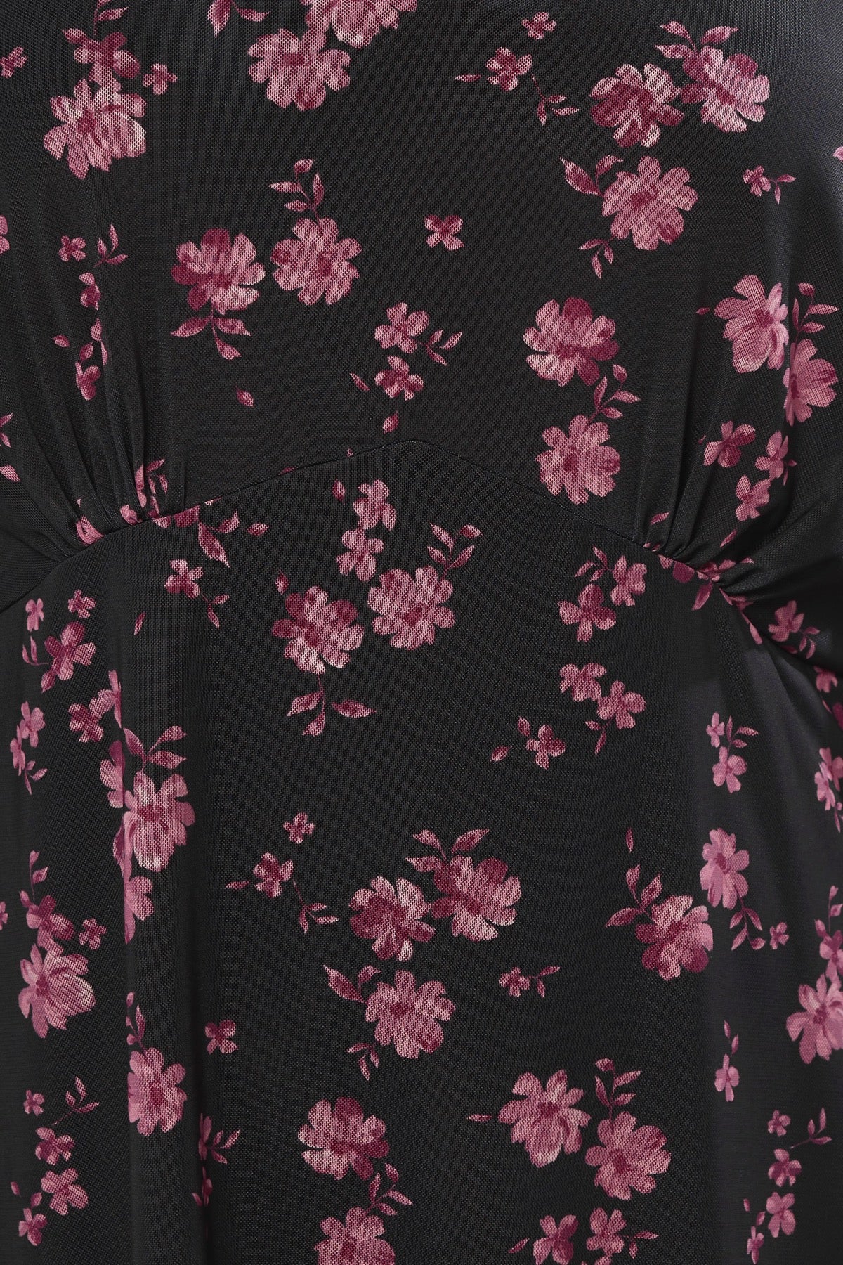 Büyük Beden V Yaka Uzun Kollu Tül Detaylı Astarlı Bluz 322995 Vervegrand