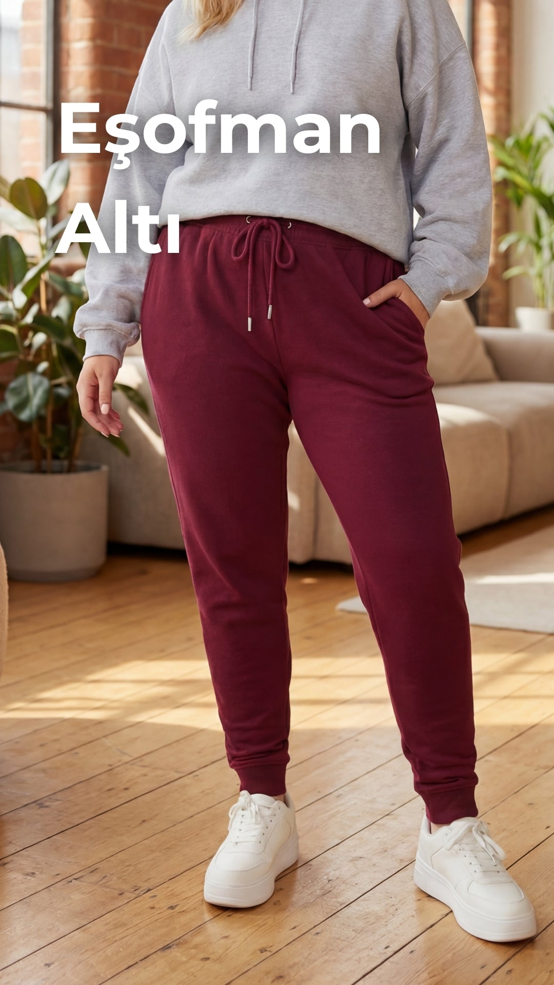 Büyük Beden Eşofman Altı - Vervegrand