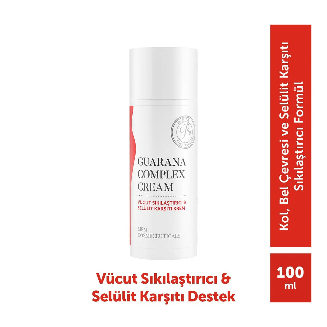 Guarana Complex Sıkılaştırıcı ve Selülit Karşıtı Vücut Kremi 100 ml - Vervegrand