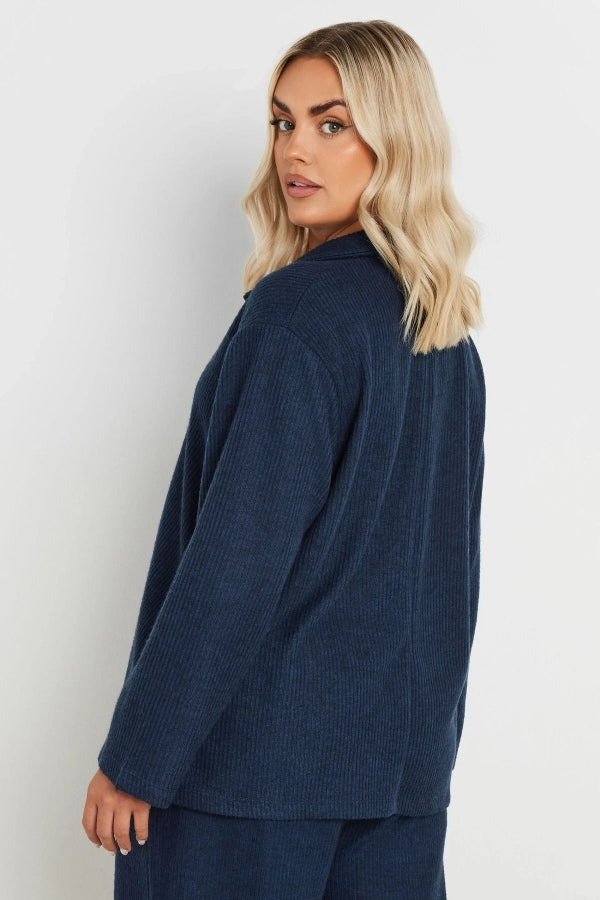 Büyük Beden V Yakalı Yumuşak Dokulu Uzun Kollu İnce Triko Kazak 322293 Vervegrand