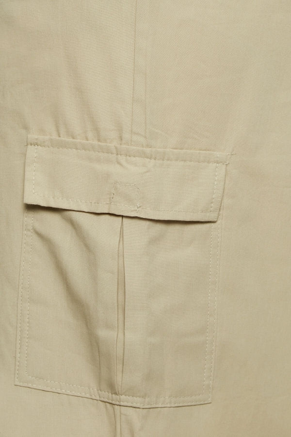 Büyük Beden Paçası Lastikli Cep Detaylı Kargo Pantolon 302033 Vervegrand