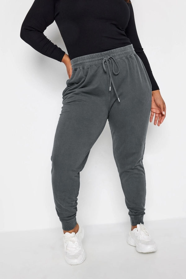 Büyük Beden Beli ve Paçası Lastikli Cepli Kargo Jogger Pantolon 302589 Vervegrand
