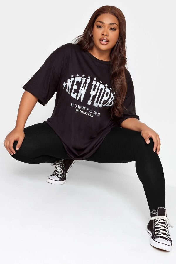 Büyük Beden Beli Lastikli Bilek Boy Yumuşak Dokulu Tayt 038395 Vervegrand