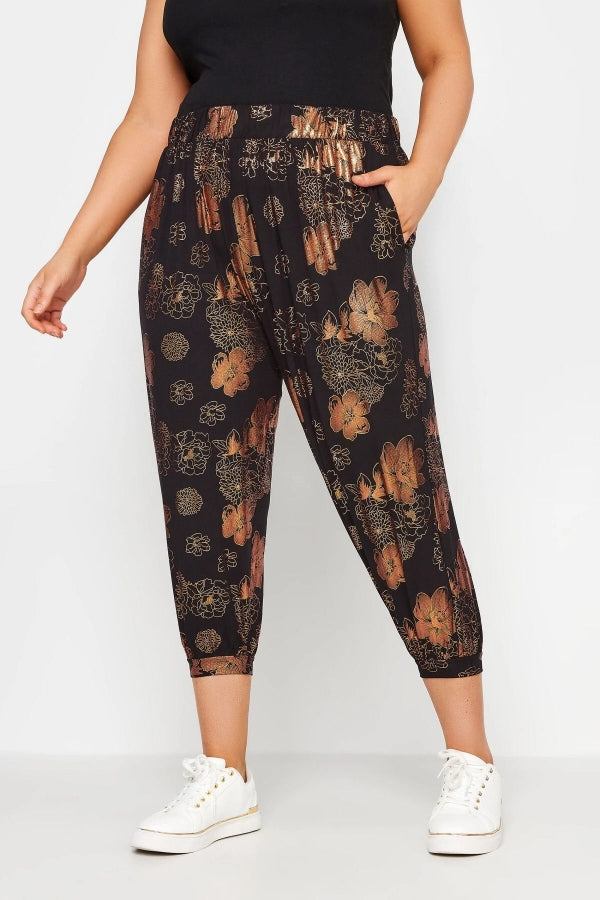 Vervegrand beli lastikli büyük beden jogger pantolon