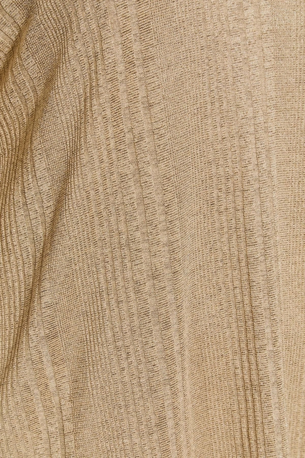 Büyük Beden V Yaka Yarım Kollu Yırtmaç Detaylı Bluz 301226 Vervegrand