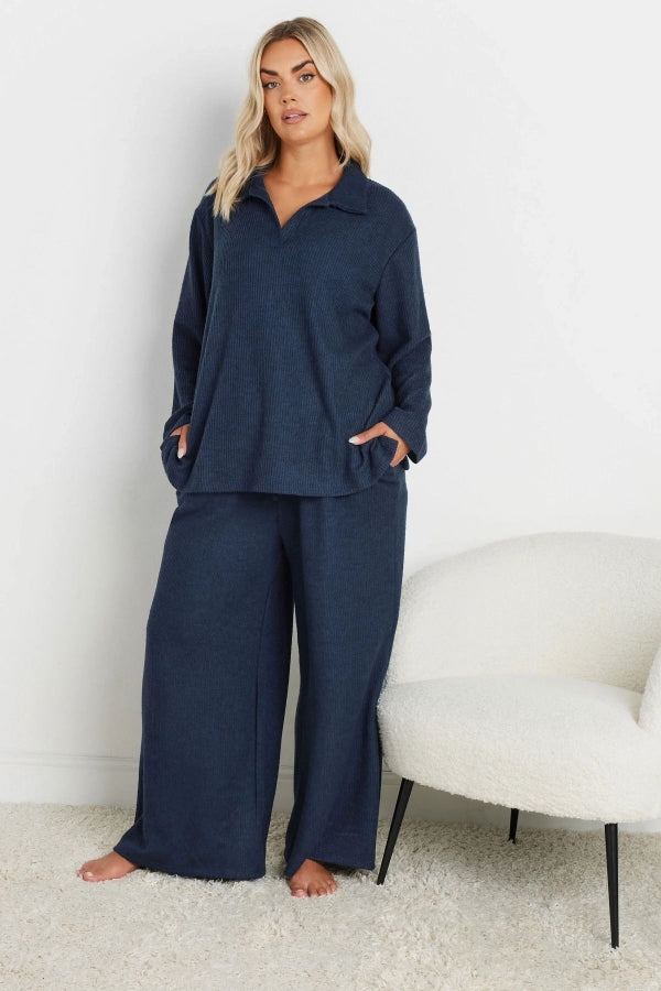 Büyük Beden Beli Lastikli ve Büzgülü Cepli Bol Paça Eşofman Altı 322292 Vervegrand