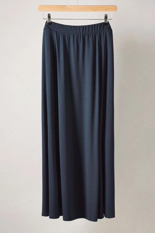 Büyük Beden Beli Lastikli Cep Detaylı Uzun Kesim Etek 615392 Vervegrand