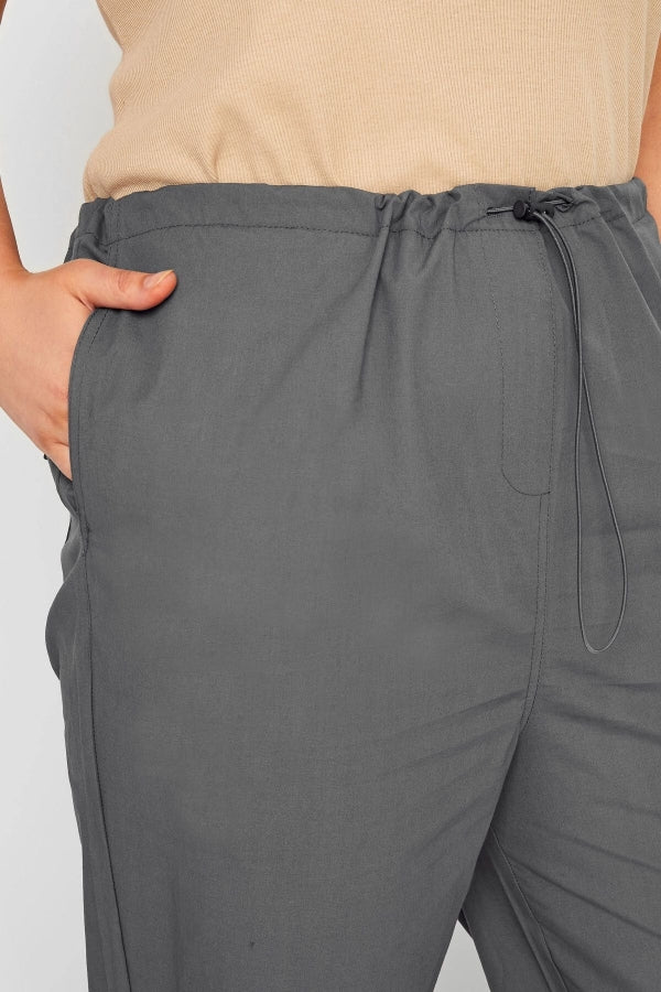 Büyük Beden Paçası Lastikli Cep Detaylı Kargo Pantolon 302041 Vervegrand