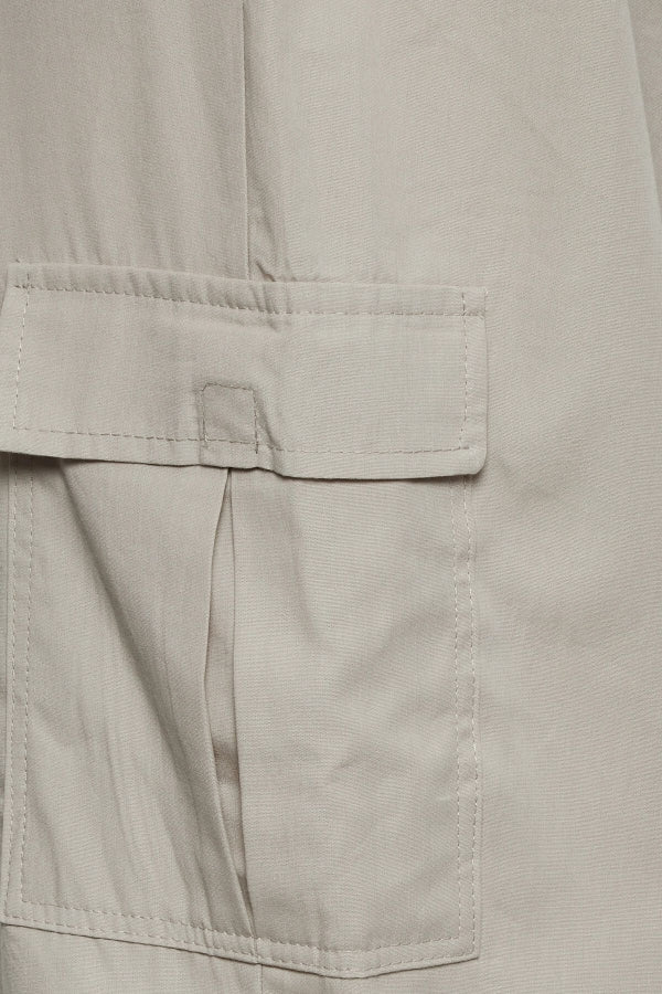 Büyük Beden Paçası Lastikli Cep Detaylı Kargo Pantolon 302035 Vervegrand