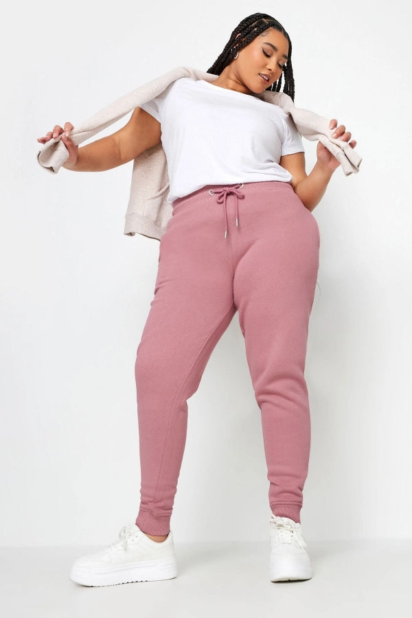 Büyük Beden Beli Ve Paçası Lastikli Dar Paça Cepli Jogger Eşofman Altı 302756 Vervegrand