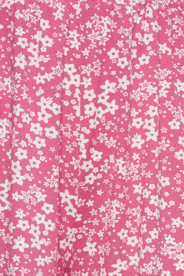 Büyük Beden Beli Lastikli Desenli Bol Kesim Likralı Şort 144847 Vervegrand