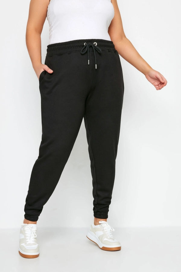 Büyük Beden Beli Ve Paçası Lastikli Dar Paça Jogger Pantolon 303013 Vervegrand