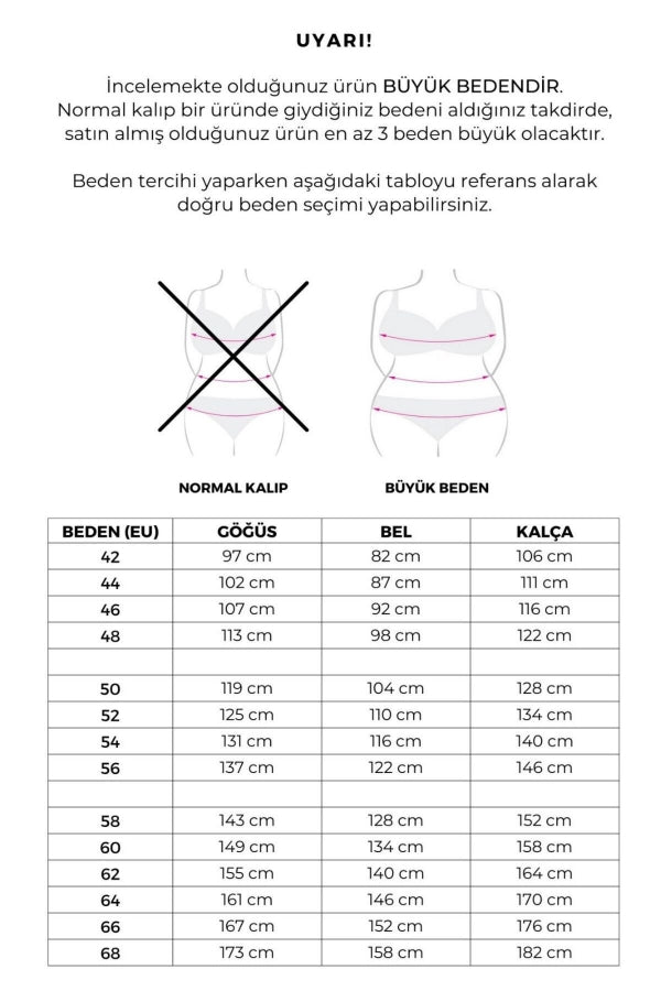 Büyük Beden Beli ve Paçası Lastikli Cepli Kargo Jogger Pantolon 302589 Vervegrand
