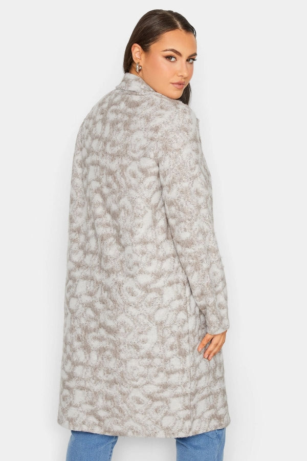 Büyük Beden Çift Düğmeli Cepli Uzun Kesim İnce Ceket 301660 Vervegrand