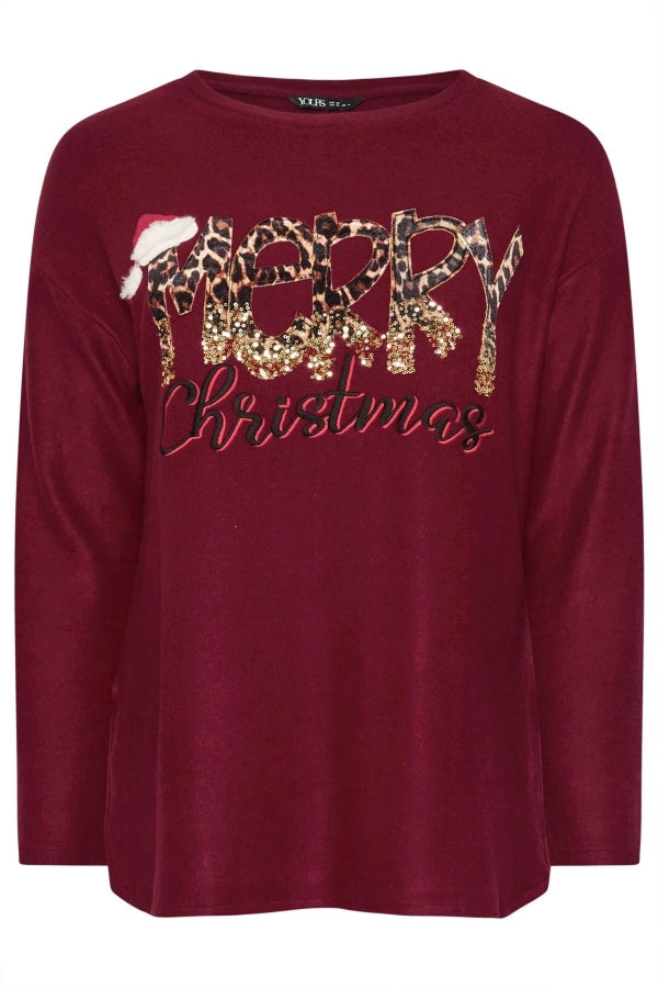 Vervegrand büyük beden sweatshirt yılbaşı kombini detay görünümü