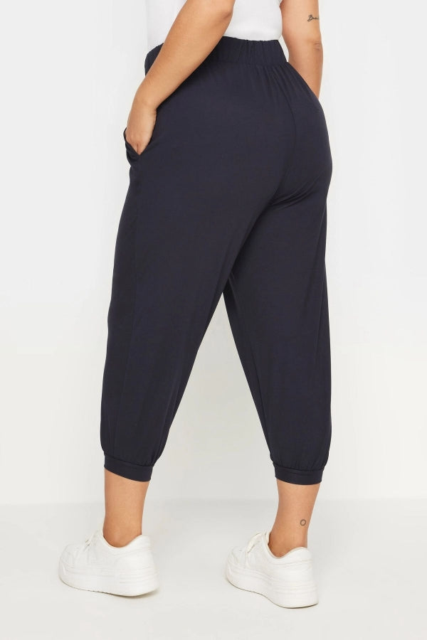 Büyük Beden Paçası ve Beli Lastik Detaylı Cepli Jogger Pantolon 303210 Vervegrand