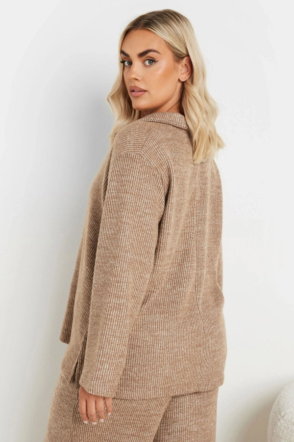 Büyük Beden V Yakalı Yumuşak Dokulu Uzun Kollu İnce Triko Kazak 322295 Vervegrand