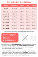 Büyük Beden Düğmeli Cepli Midi Boy Suni Kürk Mont 302711
