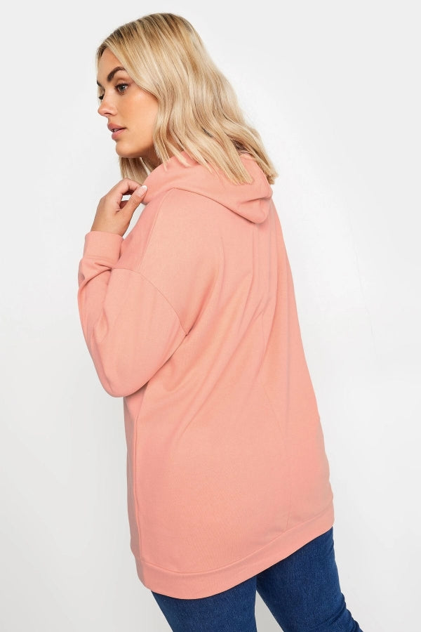 Büyük Beden Payetli Uzun Kollu Bağcıklı Kapüşonlu Sweatshirt 303234 Vervegrand