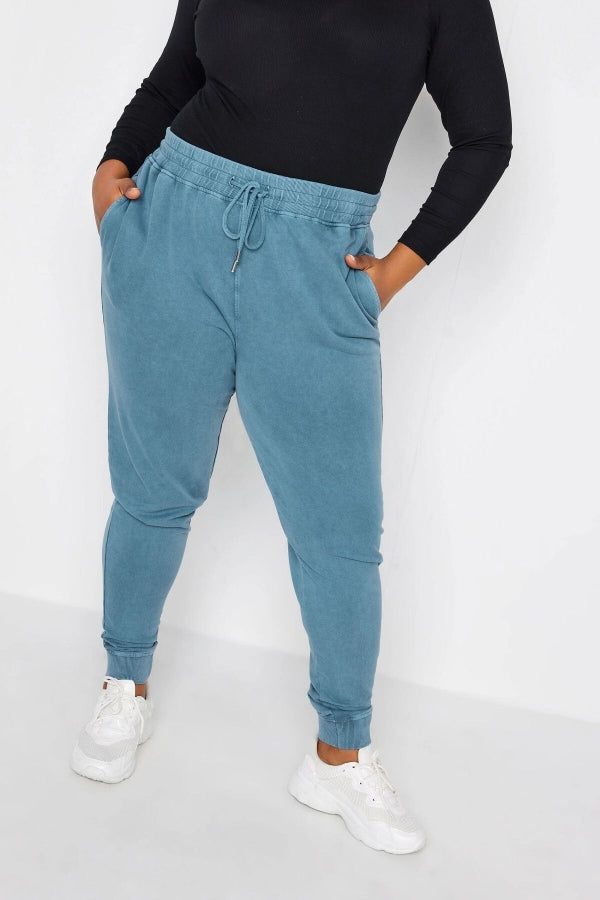 Büyük Beden Beli ve Paçası Lastikli Cepli Kargo Jogger Pantolon 302590 Vervegrand