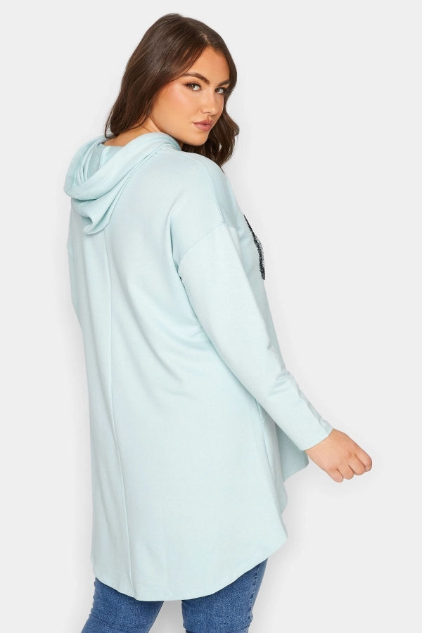 Vervegrand kadın büyük beden uzun kollu sweatshirt