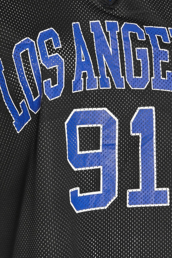 Büyük Beden V Yaka Kısa Kollu Baskılı File T-shirt 304004 Vervegrand