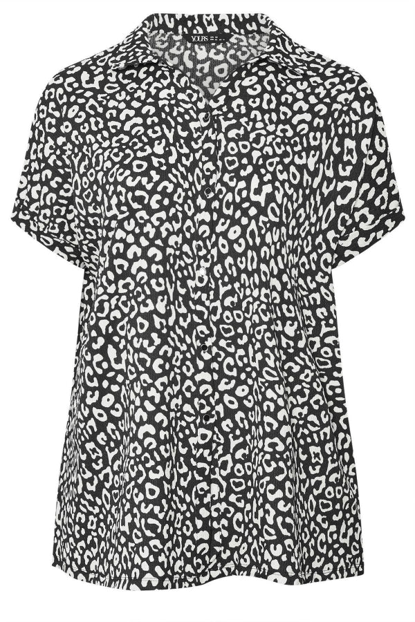 Büyük Beden Bol Kalıp Desenli Gömlek 303963 Vervegrand