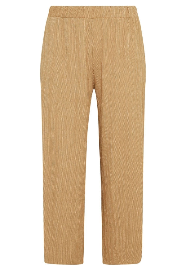 Büyük Beden Beli Lastikli Cepsiz Geniş Paça Pantolon 303312 Vervegrand