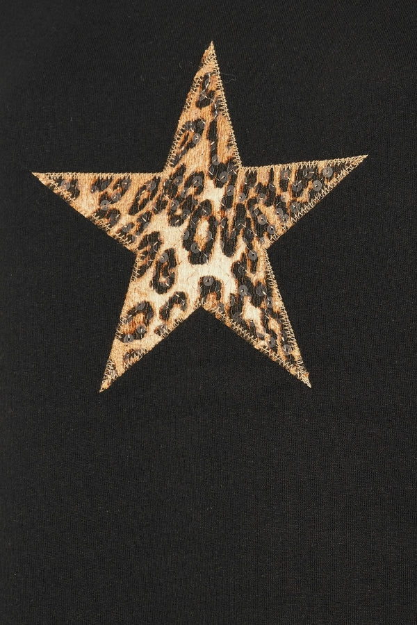 Büyük Beden Uzun Kollu Bisiklet Yaka Payet İşlemeli Sweatshirt 303833 Vervegrand