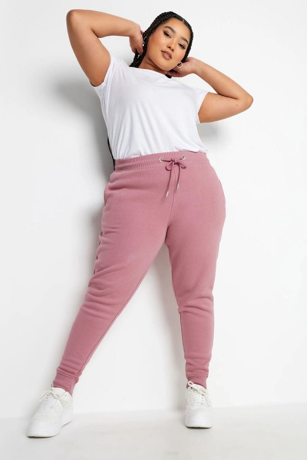 Büyük Beden Beli Ve Paçası Lastikli Dar Paça Cepli Jogger Eşofman Altı 302756 Vervegrand