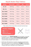 Büyük Beden Batik Desenli Uzun Kesim Cepli Kapüşonlu Sweatshirt 302208