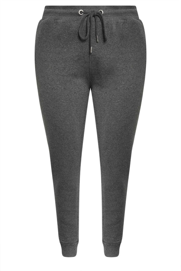 Büyük Beden Beli Ve Paçası Lastikli Dar Paça Jogger Eşofman Altı 302755 Vervegrand