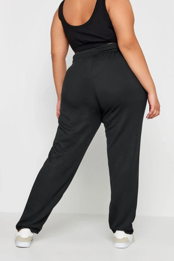 Büyük Beden Beli Lastikli Cepli Düz Paça Jogger Pantolon 303170 Vervegrand