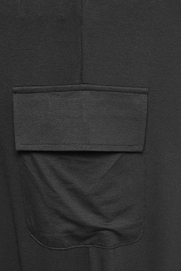 Büyük Beden Paçası Lastikli Cepli Likralı Esnek Kumaş Kargo Pantolon 143449 Vervegrand