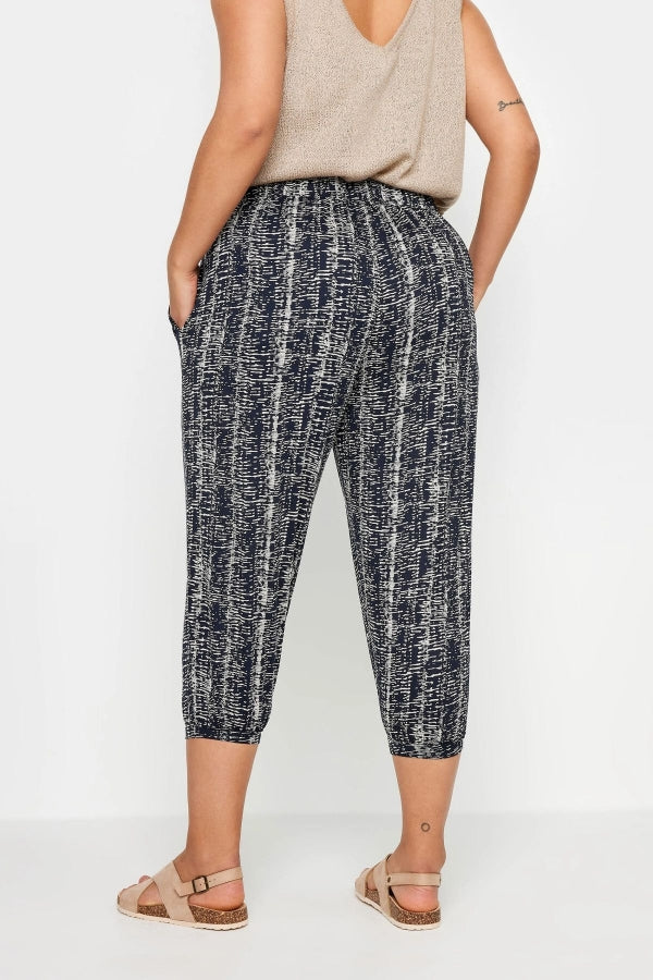 Büyük Beden Paçası ve Beli Lastik Detaylı Cepli Jogger Pantolon 303213 Vervegrand