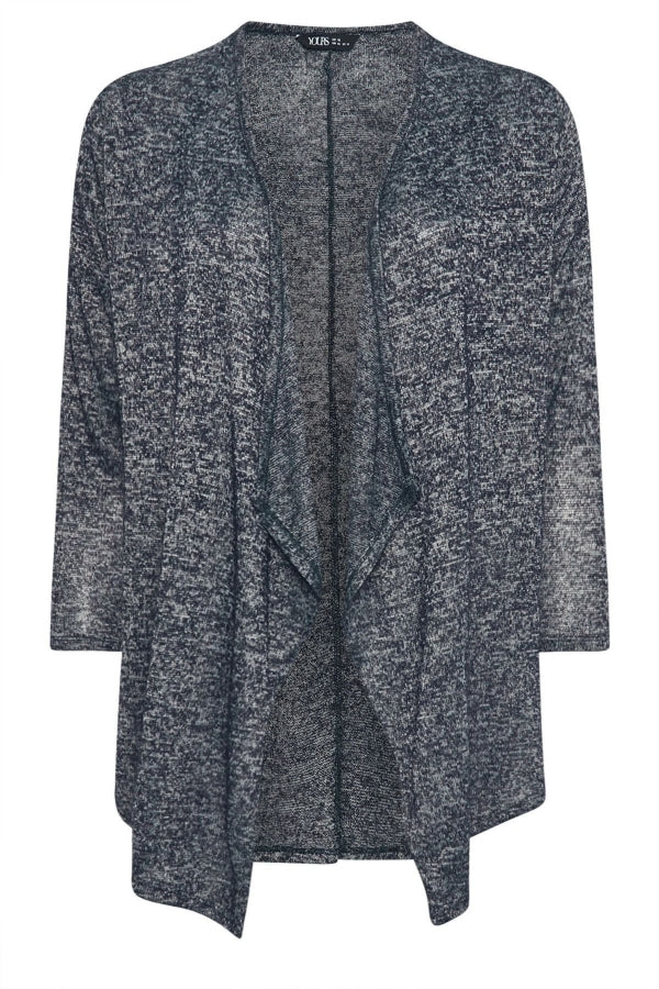 Büyük Beden Önü Kapamasız Uzun Kollu İnce Mevsimlik Hırka 303643 Vervegrand