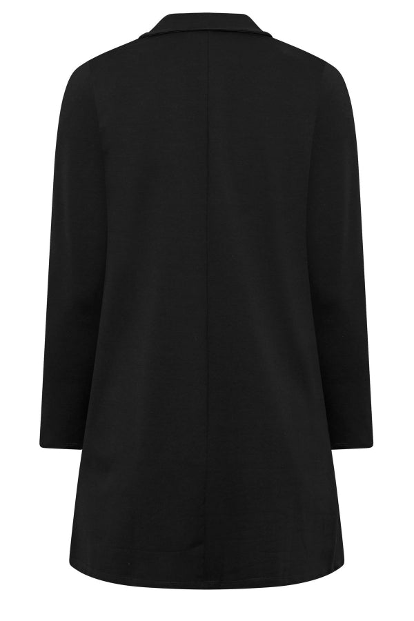 Büyük Beden Cepli Uzun Kollu Düğmesiz İnce Blazer Ceket 301320 Vervegrand