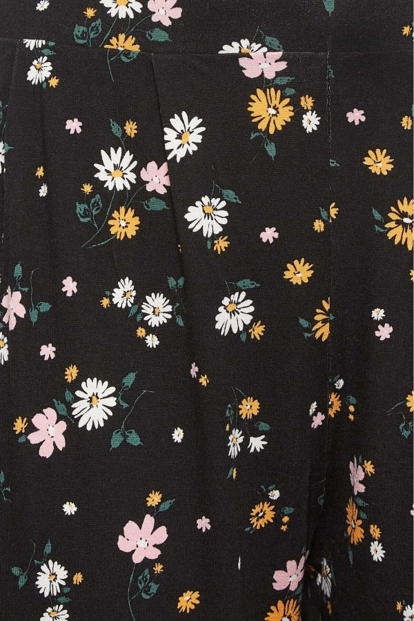 Büyük Beden Dar Paça Desenli Cepli Havuç Kesim Likralı Pantolon 143315 Vervegrand