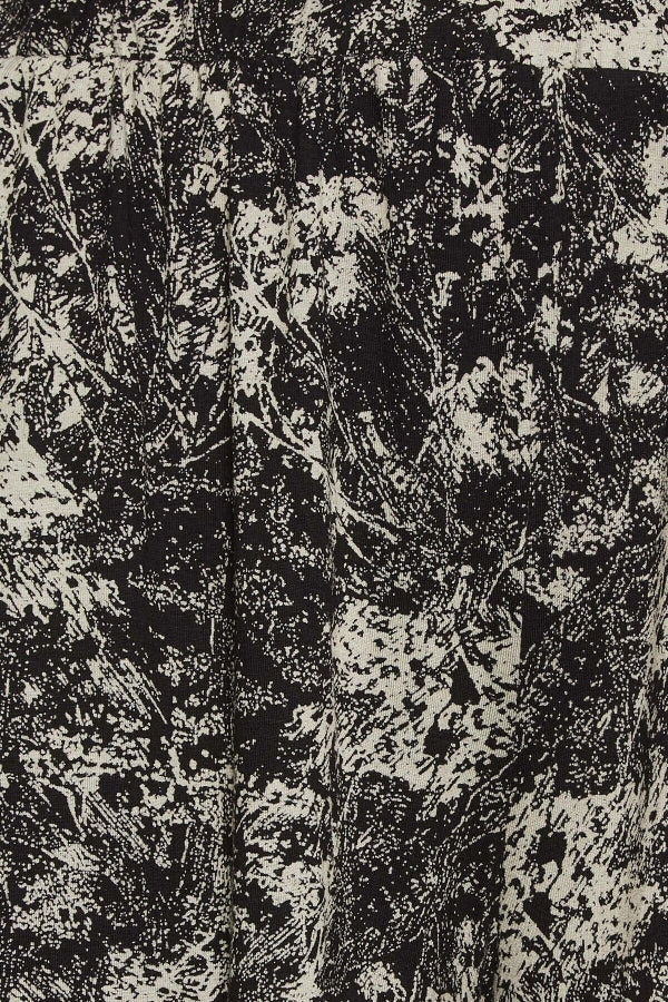 Büyük Beden Desenli Bol Kesim Likralı Kapri Pantolon 302441 Vervegrand