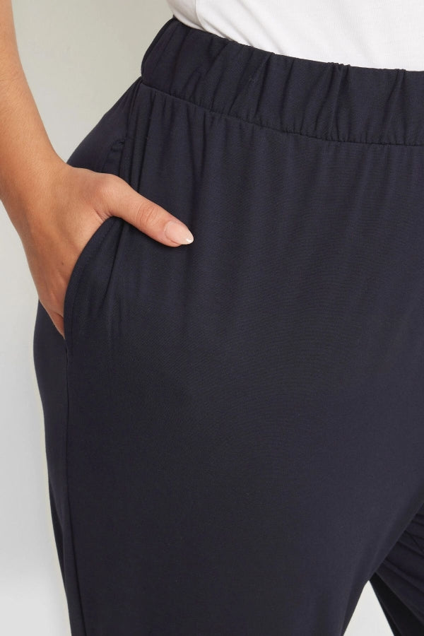 Büyük Beden Paçası ve Beli Lastik Detaylı Cepli Jogger Pantolon 303210 Vervegrand