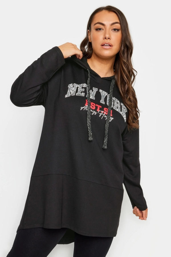 Vervegrand büyük beden sweatshirt manken üzerinde duruşu