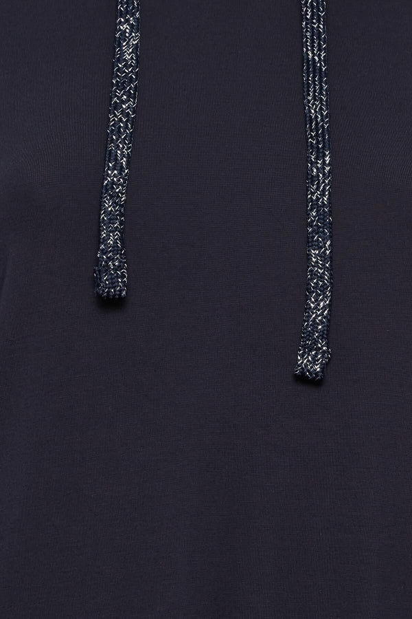 Büyük Beden Kapüşonlu Cepli Uzun Kollu Sweat Elbise 301732 Vervegrand