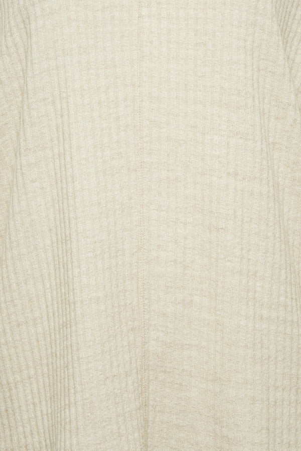 Büyük Beden Bisiklet Yaka Uzun Yarasa Kol İnce Bluz 301723 Vervegrand